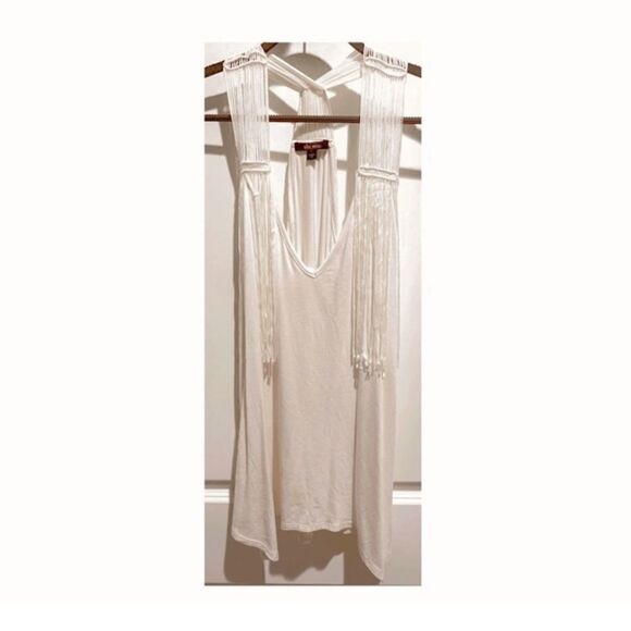 Ella Moss Fringe Racerback Tank Cami - Picture 1 of 2